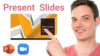 How to properly present PowerPoint slides in Zoom [upl. by Arndt546]