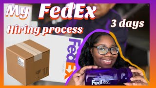 My FedEx hiring process  FedEx package Handler 📦 [upl. by Rotkiv]