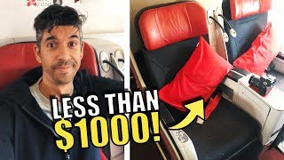 Premium Flatbed under 1000 Air Asia X Review [upl. by Yrhcaz]