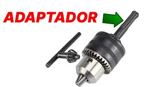 👉Adaptador SDS plus para PORTABROCAS de 13mm [upl. by Ahtaga]