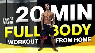 20 MIN MORNING WORKOUT NO EQUIPMENT BODYWEIGHT WORKOUT [upl. by Atteuqram]