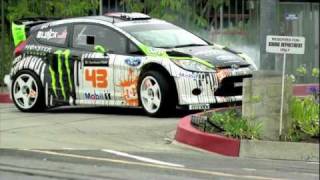 Ken Block Gymkhana 4  Ford Fiesta [upl. by Sirron]