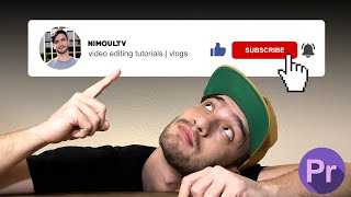 How To Make Animated Subscribe Button For YouTube Channel  Adobe Premiere Pro Tutorial  Downloads [upl. by Linnie]