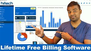 Life time Free Download Billing Software  Unlimited Invoice inventory Profit and Loss Analysis [upl. by Brader268]