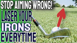 How To Aim In Golf With Irons And Lower Your Scores [upl. by Stalk]