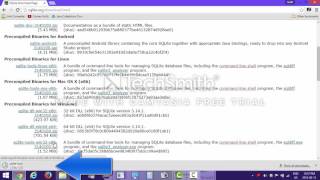 SQLite  How to Install SQLite3 in Windows [upl. by Eanat]