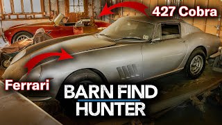 4000000 Barn Find  Rare Ferrari AND 427 Cobra Hidden for Decades  Barn Find Hunter  Ep24 [upl. by Ciredor]