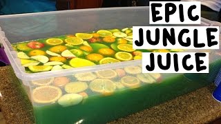 How to make an Epic Green Jungle Juice  Tipsy Bartender [upl. by Bela]