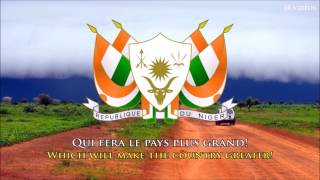 National Anthem of Niger FREN lyrics  Hymne National du Niger [upl. by Nais]