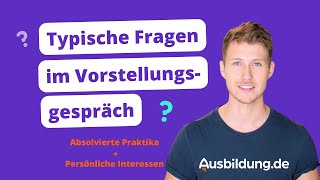 7 typische Fragen im Vorstellungsgespräch ❓ [upl. by Jessabell752]