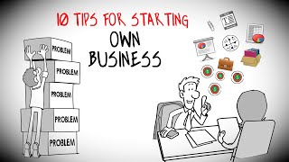 10 Tips for Starting your Own Business  Must Watch [upl. by Lennaj]