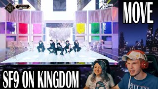 SF9 ON KINGDOM  MOVE REACTION [upl. by Akinert]