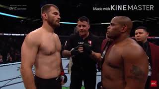 Daniel Cormier VS Stripe Miocic 1 Best Highlights [upl. by Nekial]