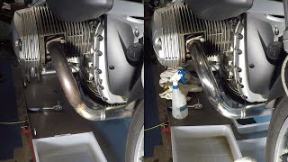 R1200GS Header Polish [upl. by Wyn]