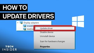 How To Update Drivers For Windows 10 [upl. by Sheepshanks]