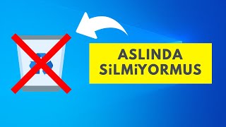 Dosyaları Kalıcı Silme  GERÇEK TEMİZLİK [upl. by Arreic375]