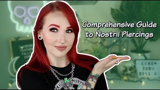 Comprehensive Guide to Nostril Piercings [upl. by Mharg56]