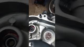 Kx500 water pump seal installation [upl. by Garson]