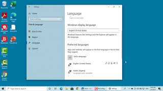 How to Install and Use a different Language Keyboard in Windows 10 [upl. by Ynnattirb]