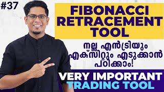 What is Fibonacci Retracement  How to Use Fibonacci Retracement in Trading Malayalam Ep 37 [upl. by Yllom]