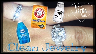 HOW TO CLEAN JEWELRY  DIY JEWELRY CLEANER [upl. by Adala774]