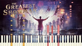 The Greatest Showman  quotThe Greatest Showquot Piano Tutorial Synthesia [upl. by Fang]