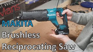 Makita Brushless Reciprocating Saw Tool Test amp Review [upl. by Ennylyak]