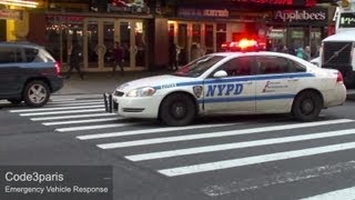 NYPD Police Cars Responding collection [upl. by Yvehc226]