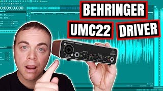 Behringer UMC22 Driver Setup  Behringer USB Audio Interface [upl. by Anehsak]