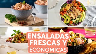 Ensaladas frescas y económicas  Kiwilimón [upl. by Ylrac]