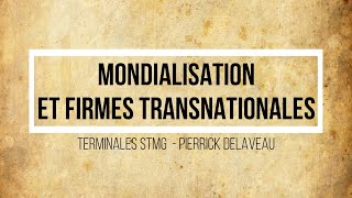 TSTMG  La mondialisation  Définition amp Mise en concurrence des espaces [upl. by Smaoht112]