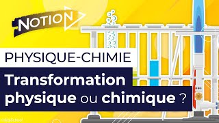 Transformation physique ou chimique  Physiquechimie 3e [upl. by Etennaej]