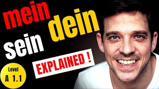 Mein Dein Sein │ Possessivartikel │ German Possessive Articles [upl. by Sy916]