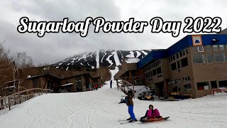 Sugarloaf Powder Day 2022 [upl. by Eeldivad]