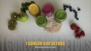 1 Günlük Sıvı Detoks [upl. by Isied307]