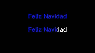 Boney M  Feliz Navidad Karaoke Version [upl. by Head]