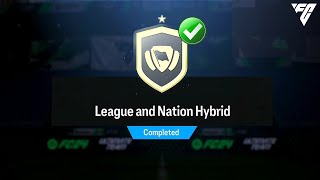 League and Nation Hybrid SBC Cheapest Solution  EAFC 24 [upl. by Tawsha499]