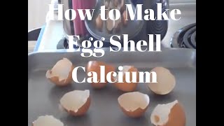 How to make egg shell calcium [upl. by Esinyt]