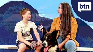 Bushfire Kids Visit  Behind the News [upl. by Merrell]