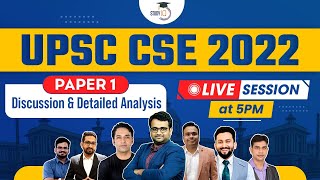 UPSC CSE Prelims 2022 Question Paper 1  Analysis Answer Key Cut Off  StudyIQ [upl. by Gilmour233]