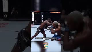 Jared Cannonier SCARY ELBOW KNOCKOUT vs Derek Brunson [upl. by Yllac]