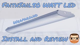 FaithSail 4ft 50 Watt LED Light Install and Review productreview howto [upl. by Vena980]