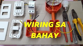 HOUSE WIRING TUTORIALBasic Electrical InstallationTagalog  Local Electrician [upl. by Adidnac886]