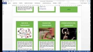 CÓMO HACER UN TRÍPTICO EN WORD [upl. by Dumanian]