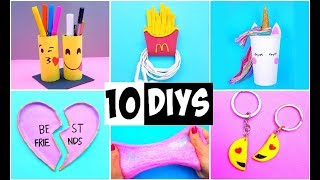 MAKING 10 AMAZING DIY BFF Gift Ideas School Supplies Room Decor amp Organization COMPILATION [upl. by Nylesor265]