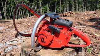 Bow Saw Chainsaw HomeLite Super XL 12 Bowsaw 1978 [upl. by Asirap91]