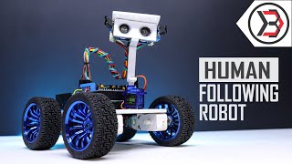 How To Make Arduino Human Following Robot [upl. by Eniledam]