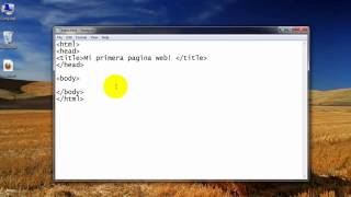 Como crear una pagina web completa en HTML  1 [upl. by Arual]