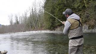 Bridge Fly Fishing Spey Casting Tutorial  The Lift [upl. by Kulseth]