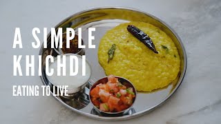 How to Make a Simple Khichdi  A Pressure Cooker Recipe [upl. by Servais]